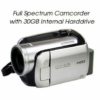 FULL SPECTRUM CAMCORDER with 30GB Internal Drive