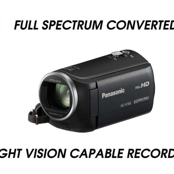 Panasonic V160 Full Spectrum Camcorder Night Vision Ready