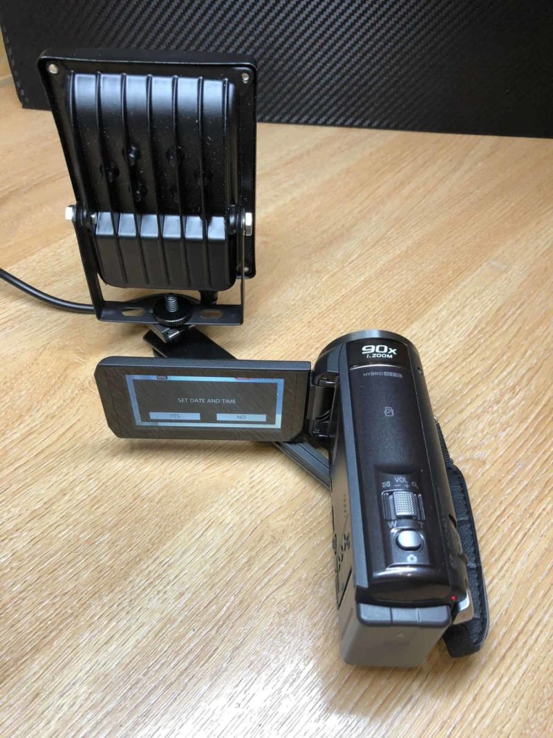 BRIGHT HIGH POWER IR INFRARED PORTABLE ILLUMINATOR GHOST HUNTING