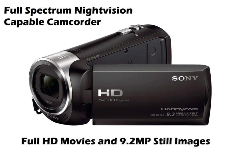 ghost hunting camcorder sony nightshot camera