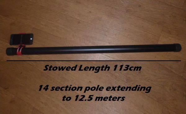 12.5m camera pole