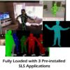 Kinect SLS Camera & 3 Stickman Apps