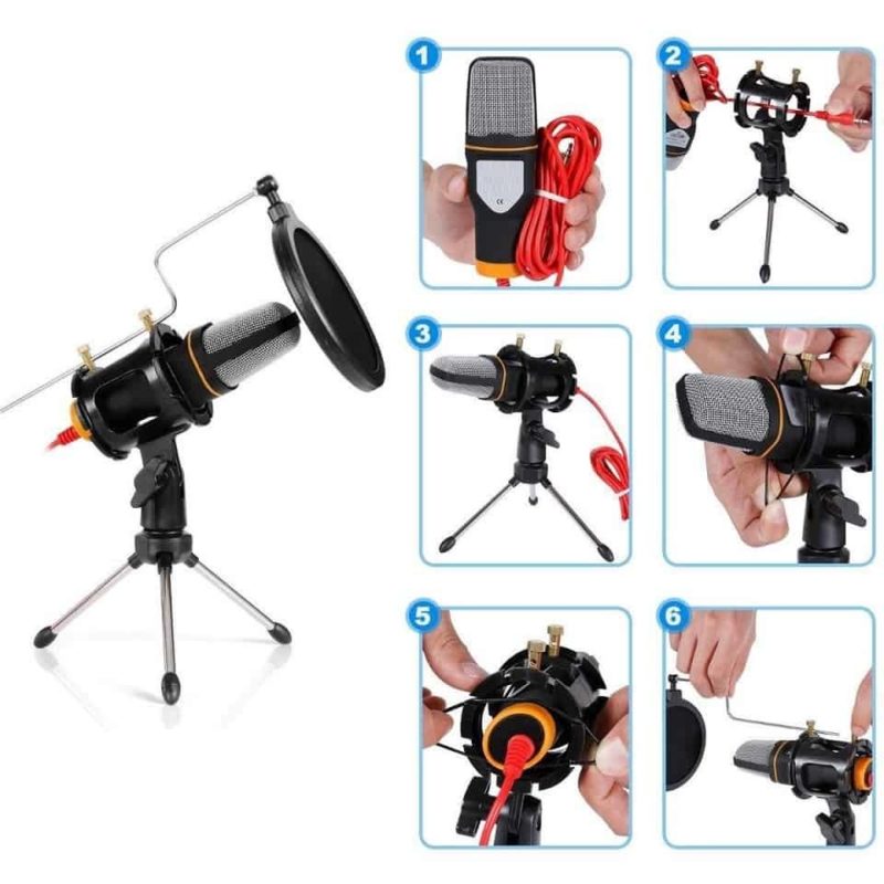 Ghost Hunting Microphone Mic EVP setting up