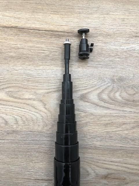 Telescopic cctv pole sale