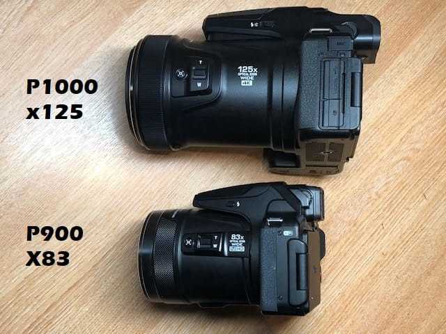 Nikon coolpix p900 vs p1000