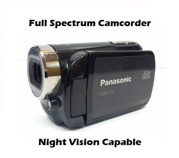 Paranormal Full Spectrum Night Vision Capable Camcorders