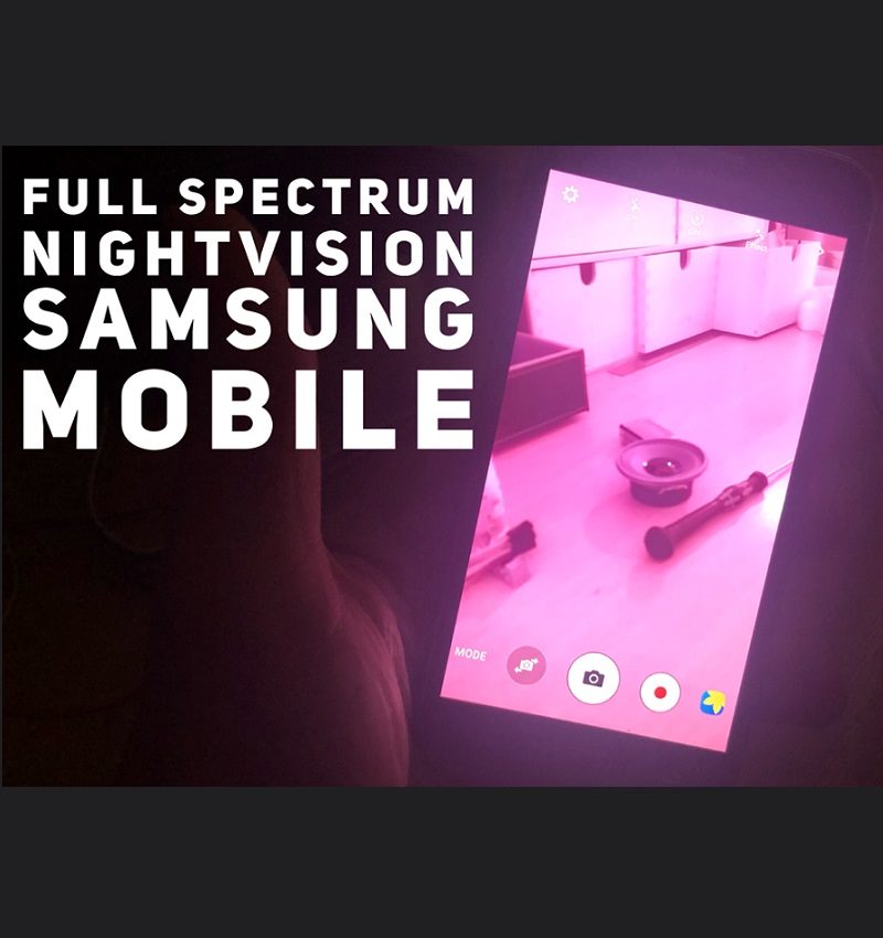 Full Spectrum Mobile Phone Night Vision