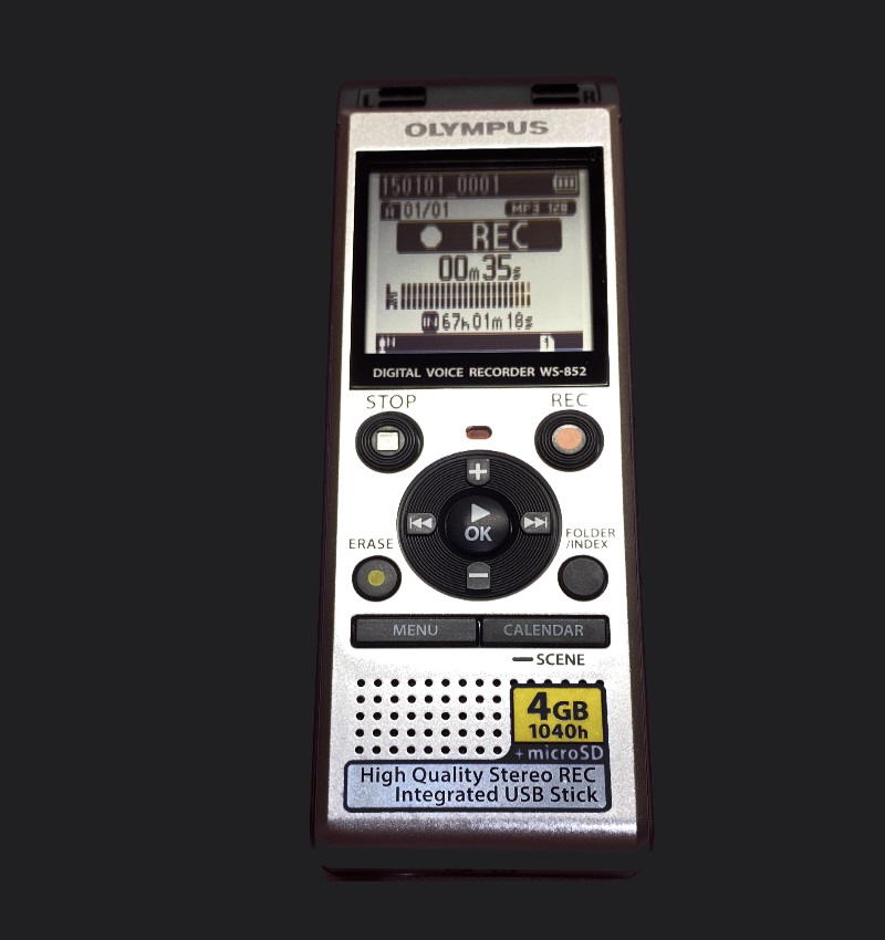 Olympus EVP Recorder the best equipment for ghost hunting